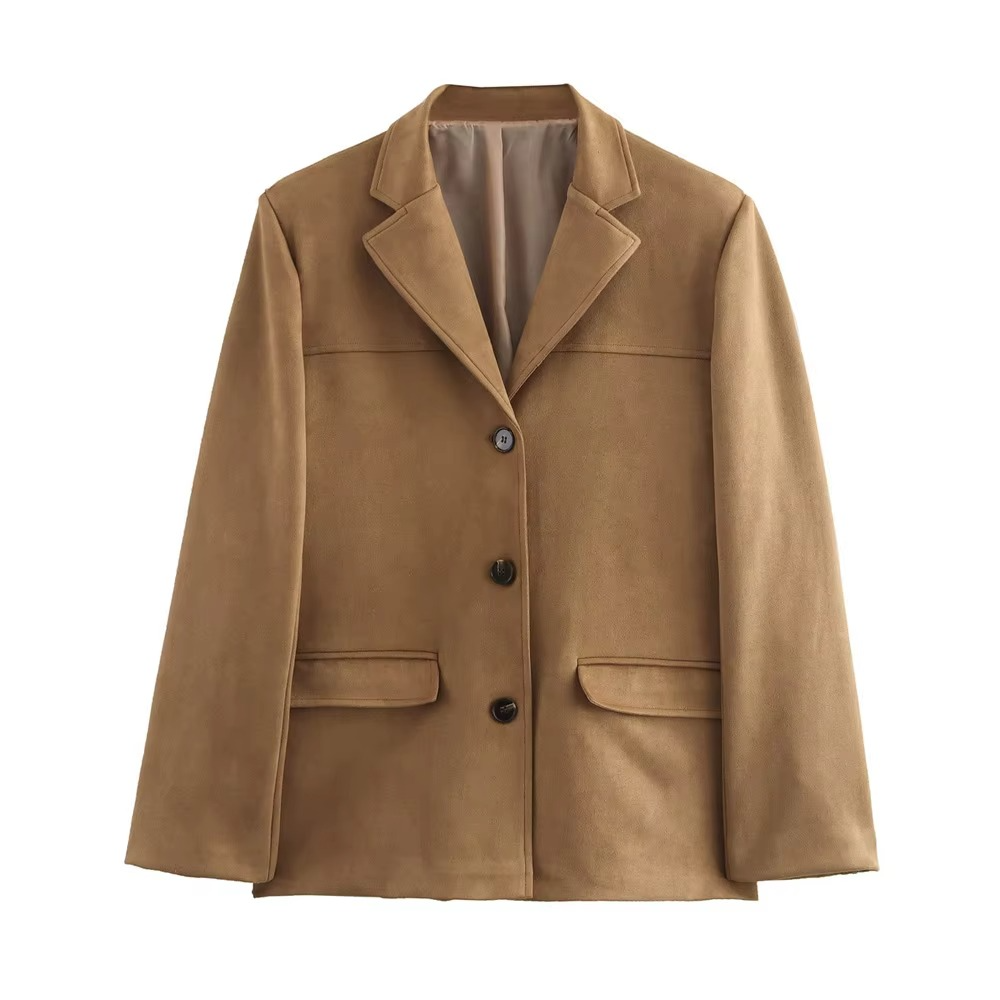 Giselle Women's Suede Jacket - shown in use