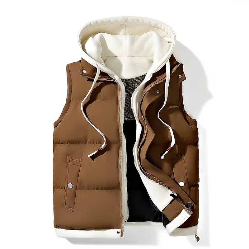 Tobias Men's Puffer Jacket - fabric and finish detail