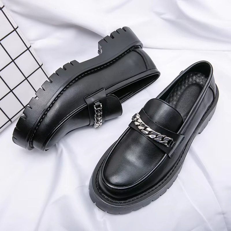 Rufus Men's Platform Loafers - styled view
