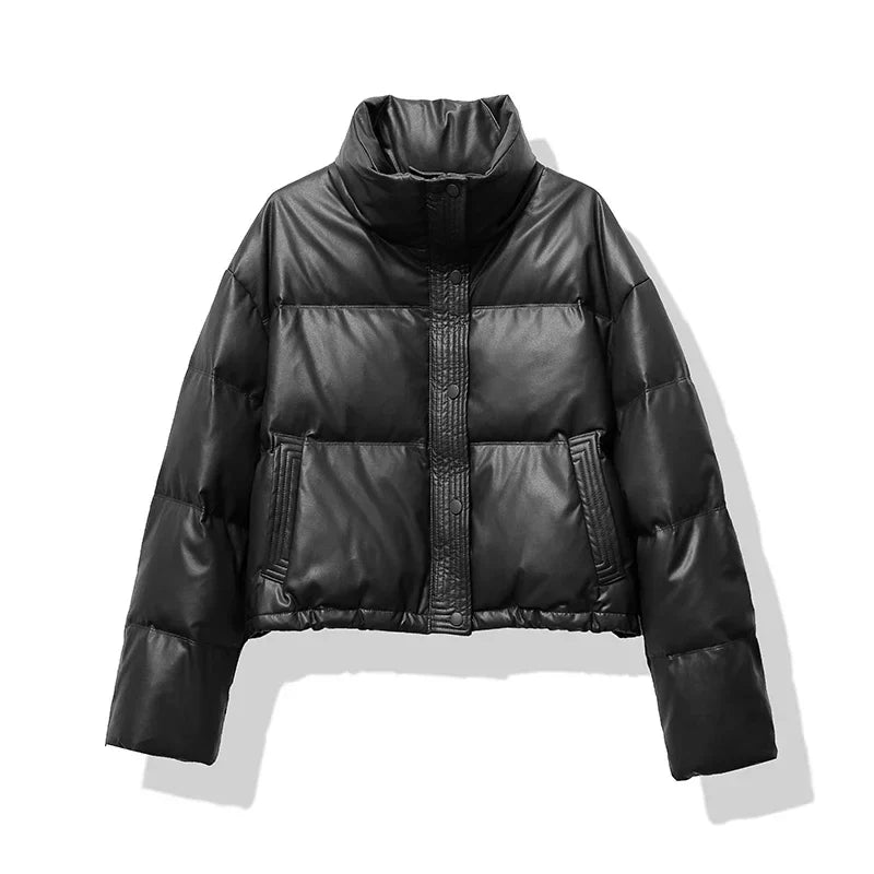 Zadie Women's Puffer Jacket - styled view