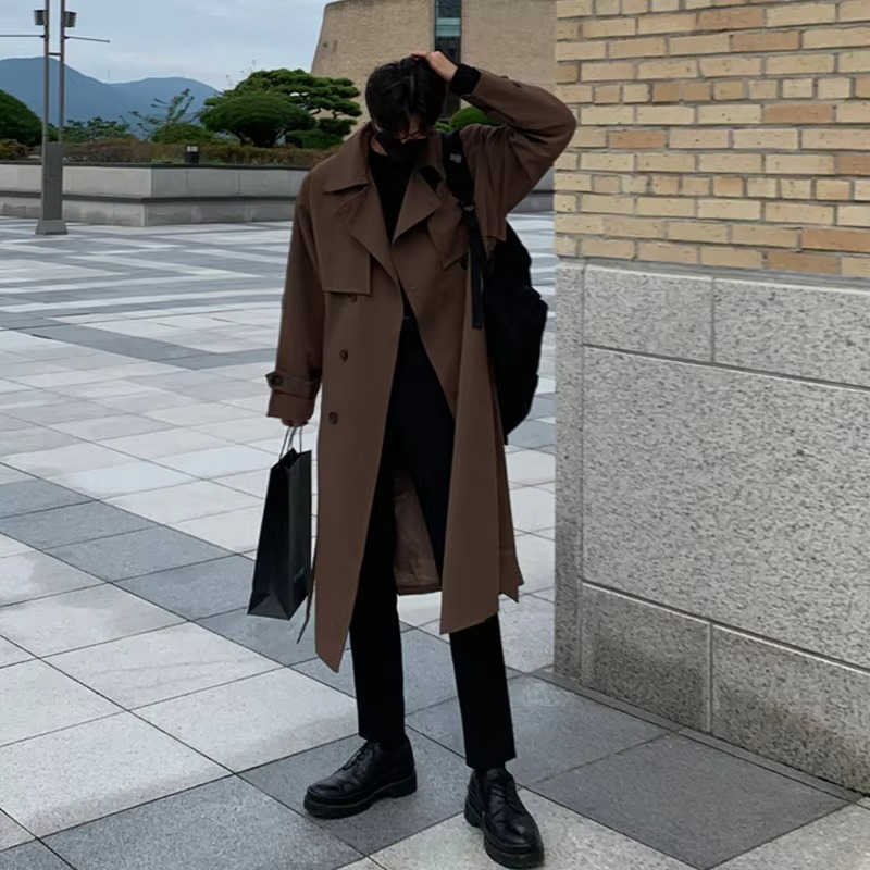 Wilder Men's Trench Coat - front view
