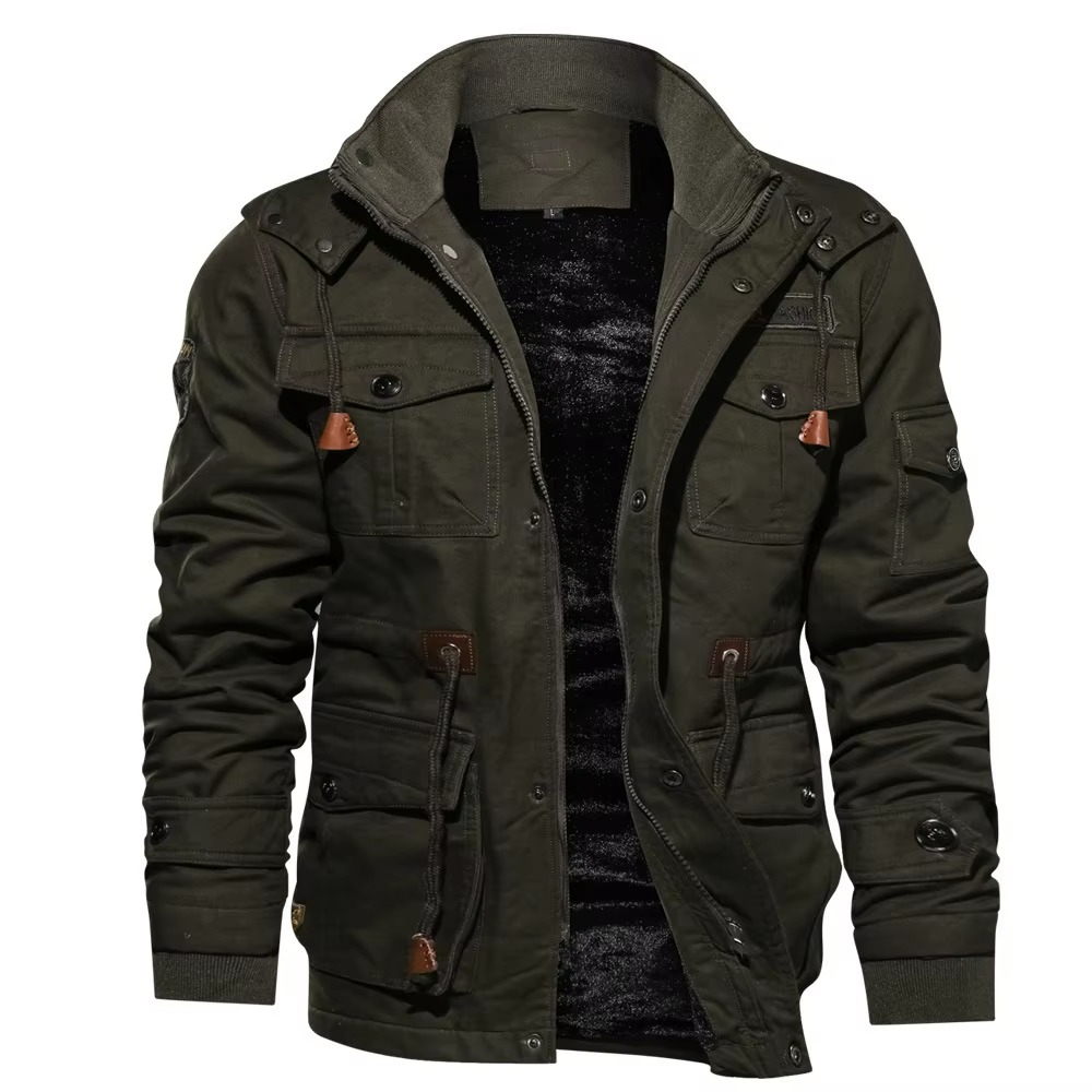 Ezra Men's Jacket - fabric and finish detail