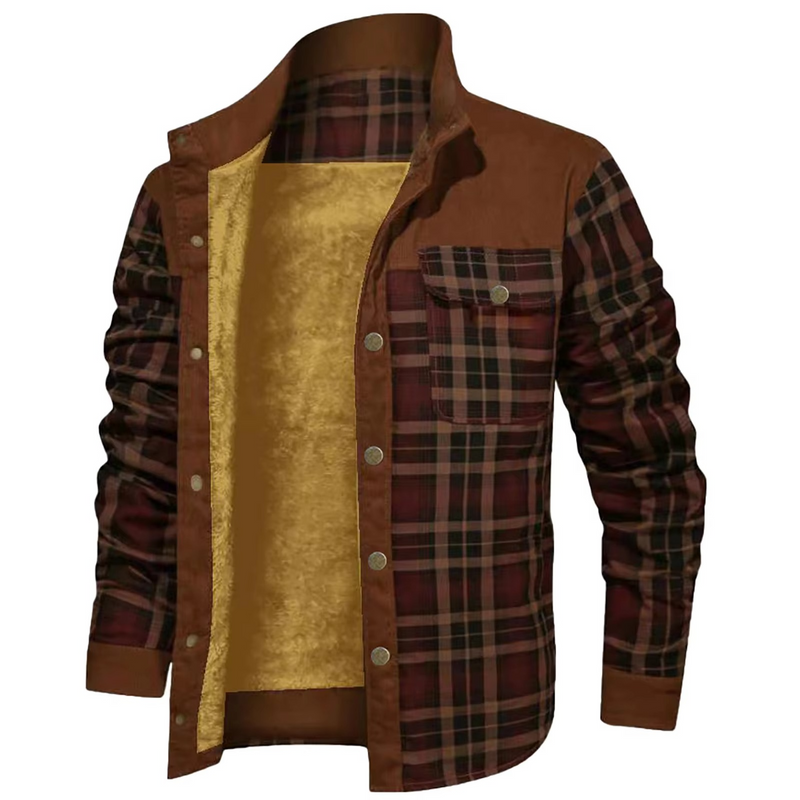 Ulric Men's Plaid Jacket | Wool, Hooded