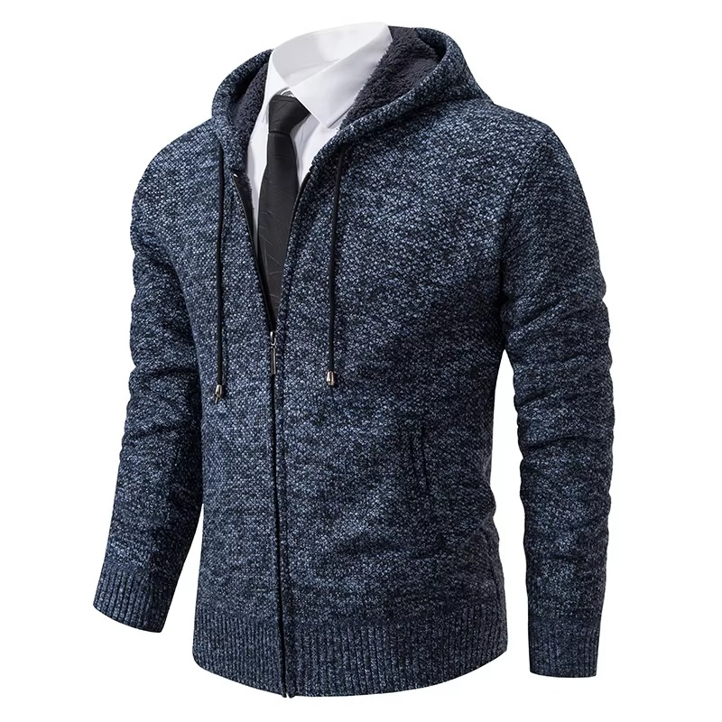 Quill Men's Cardigan - close-up detail