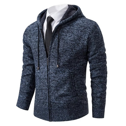 Quill Men's Cardigan - close-up detail