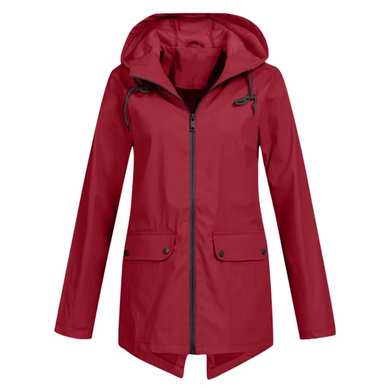 Jolie Women's Trench Coat - styled view