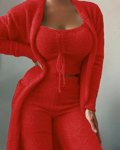Jolie Women's Pyjama Set - fabric and finish detail