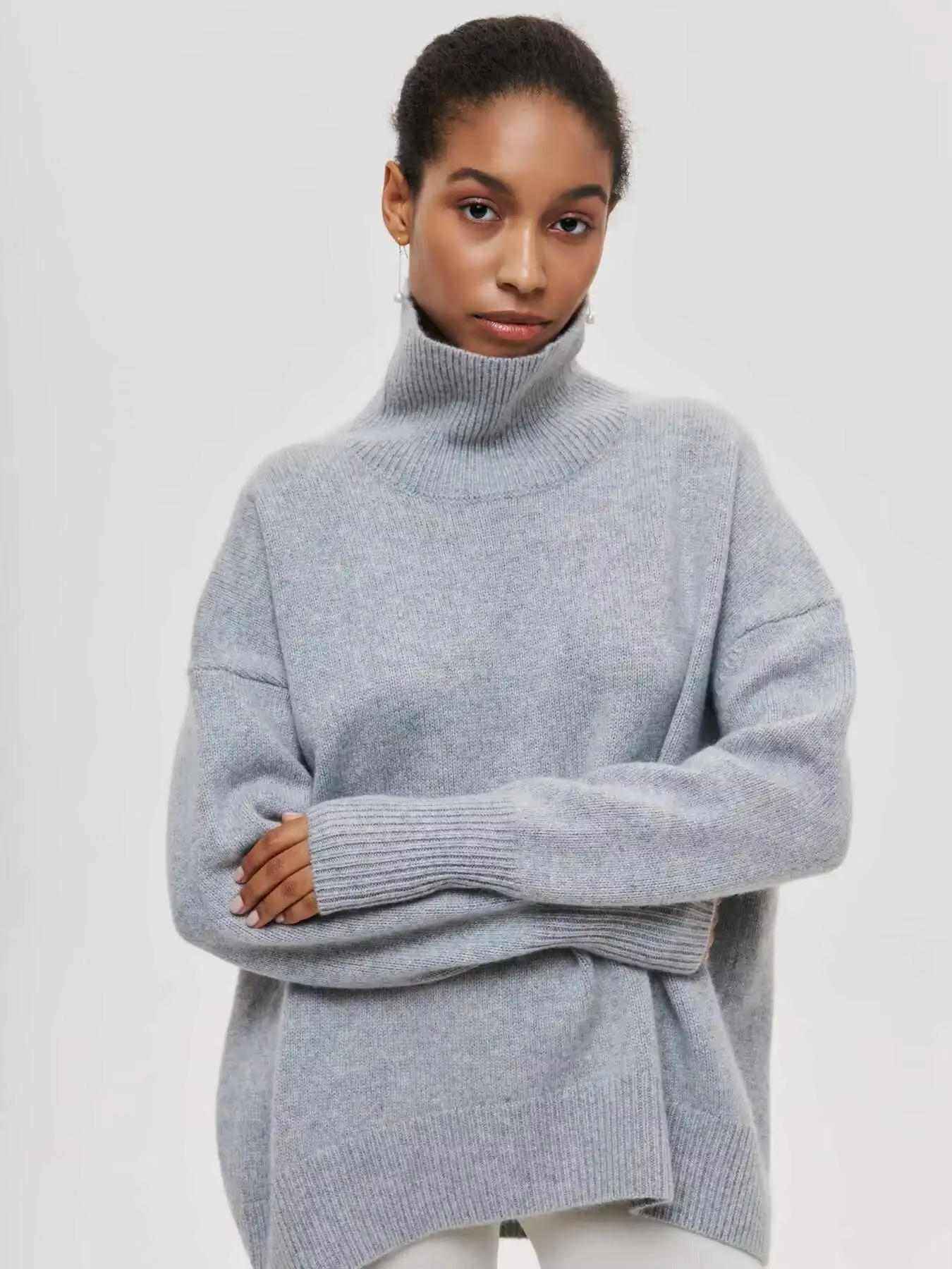 Mabel Women's Oversized Sweater - front view