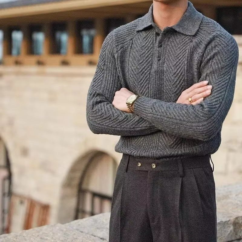Tristan Men's Sweater - front view