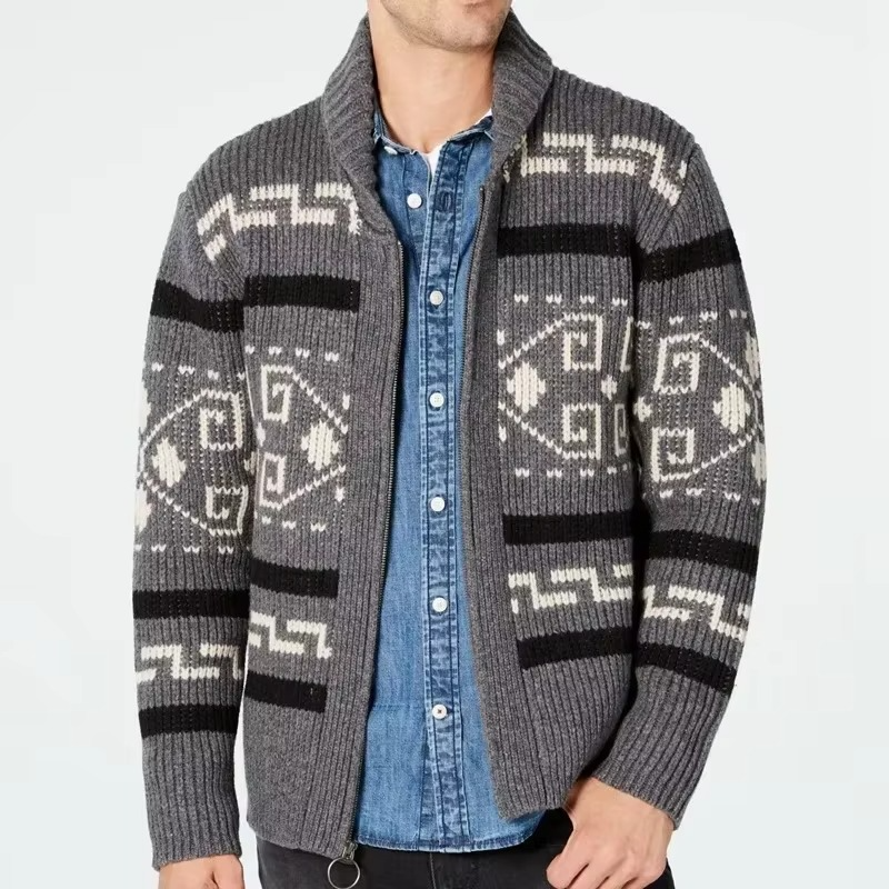 Hugo Men's Cardigan | Vintage, Knit, Jacquard