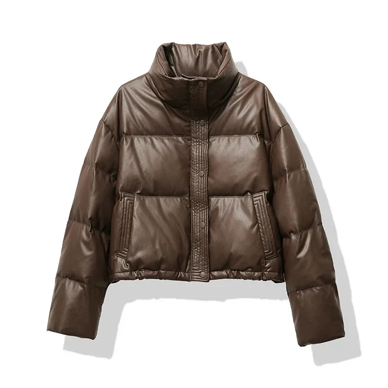Zadie Women's Puffer Jacket - front view