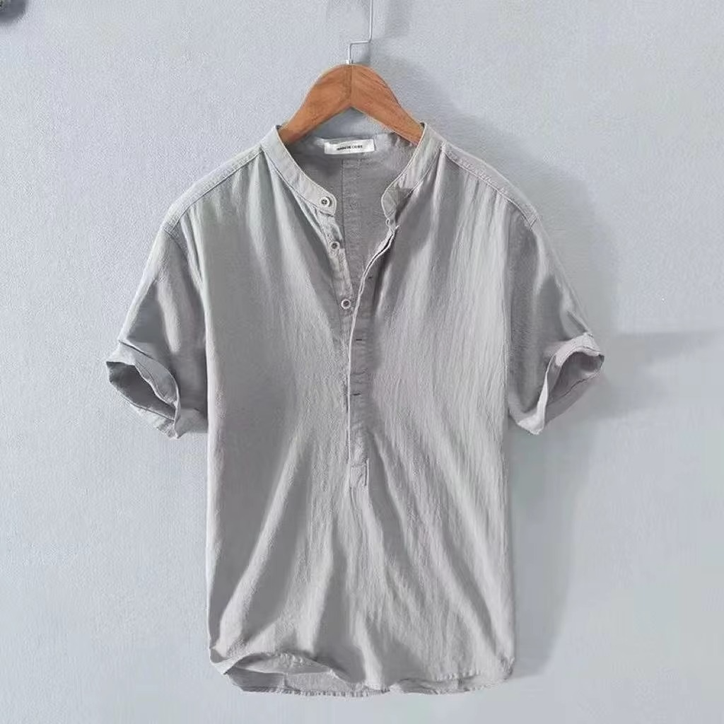 Lachlan Men's Linen Shirt - back view
