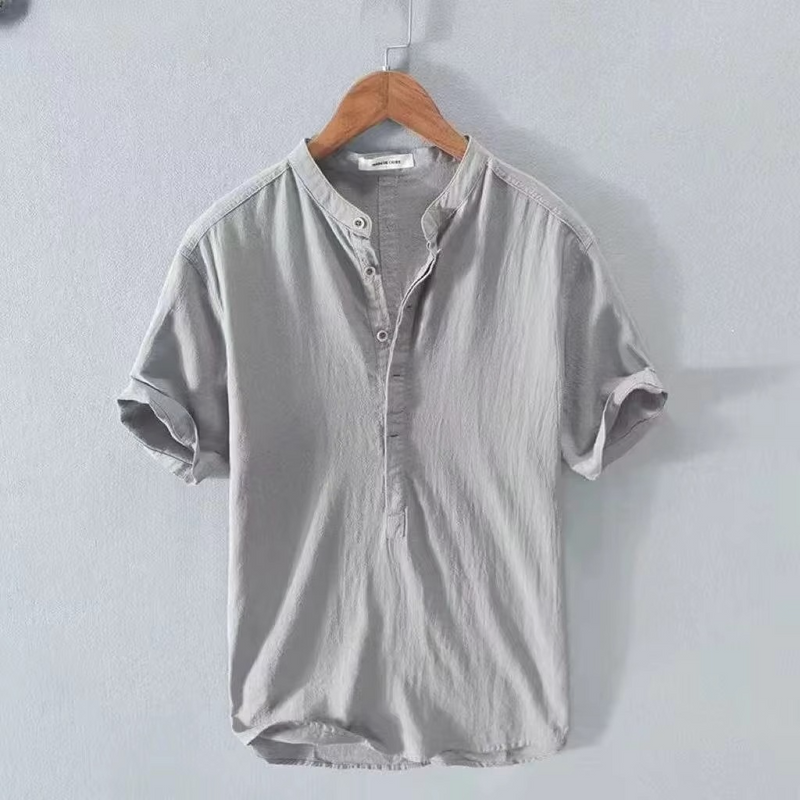 Lachlan Men's Linen Shirt - back view