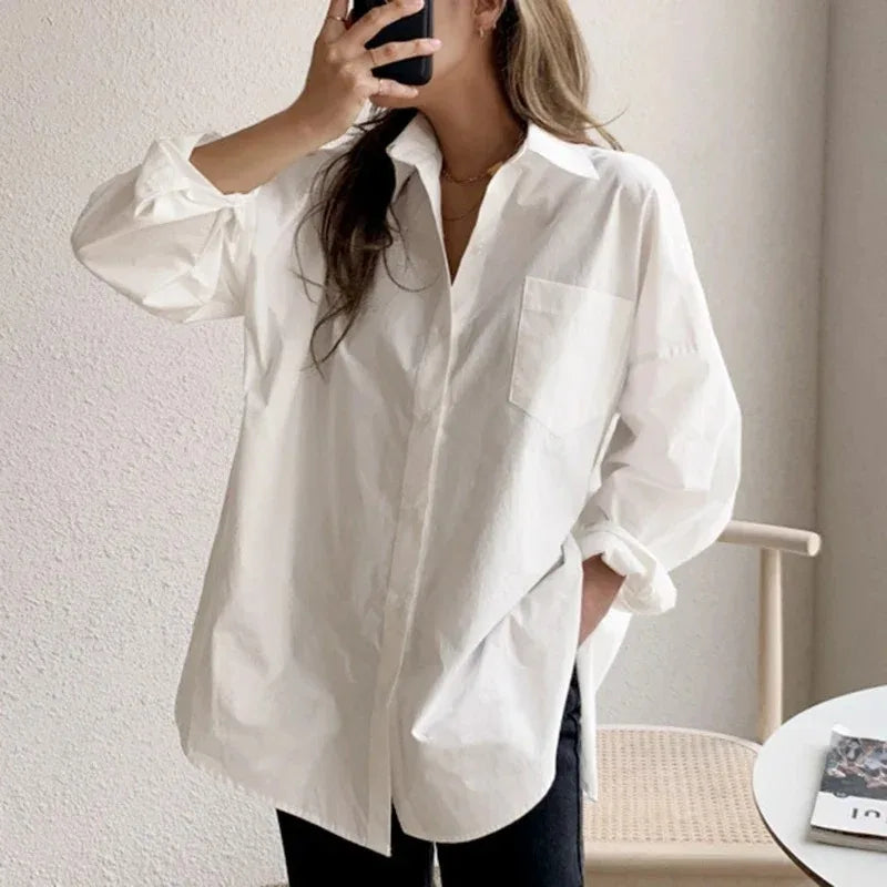 Imogen Women's Oversized Blouse - full-length view