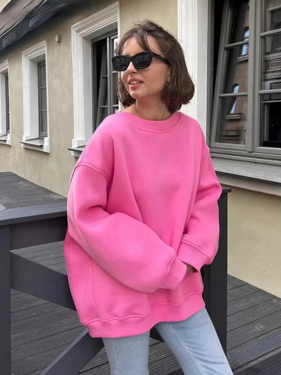 Elena Women's Oversized Sweatshirt - full-length view