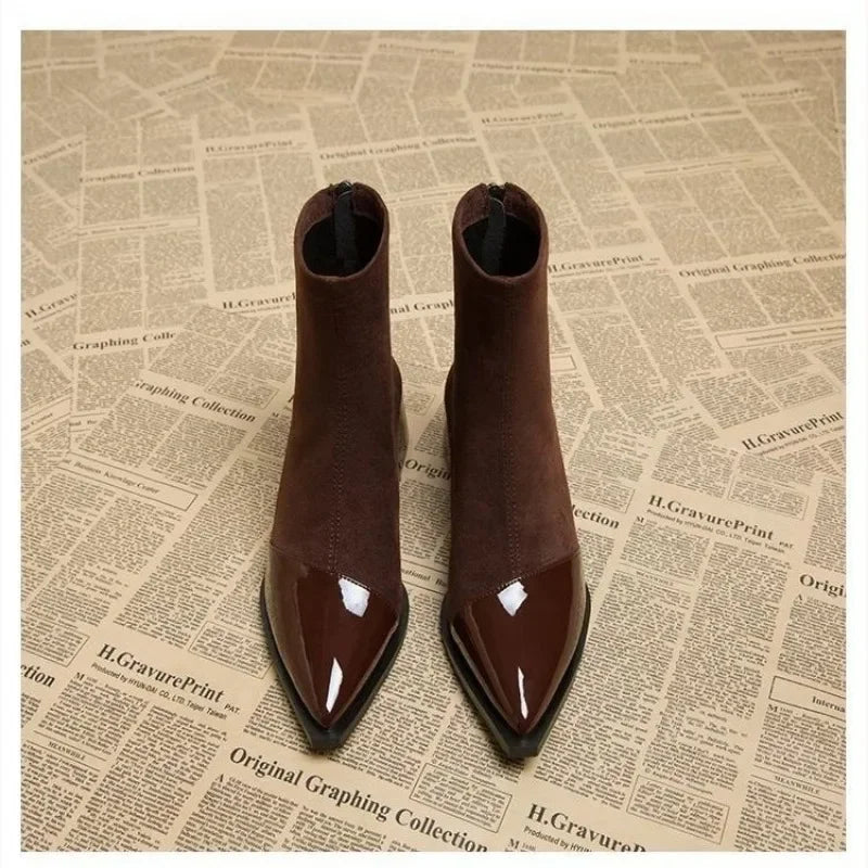 Verity Women's Ankle Boots - styled view
