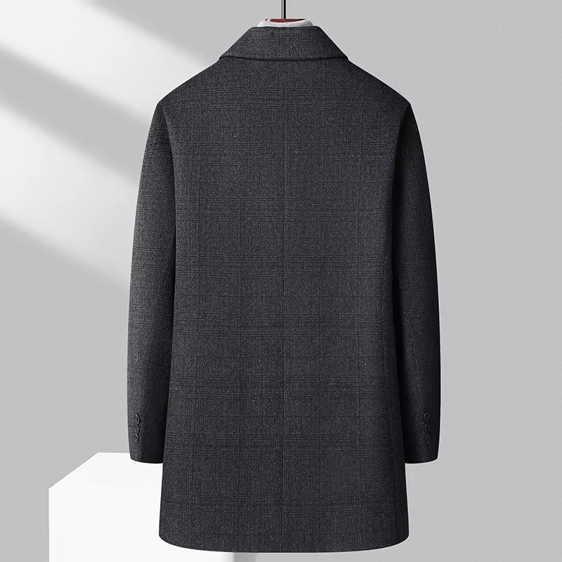 Orson Men's Trench Coat - back view