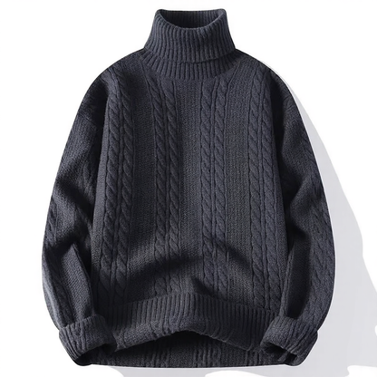 Xavier Men's Sweater - fabric and finish detail