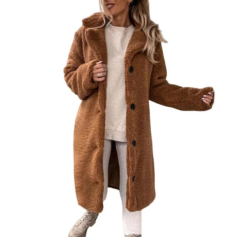 Uma Women's Oversized Trench Coat - styled view