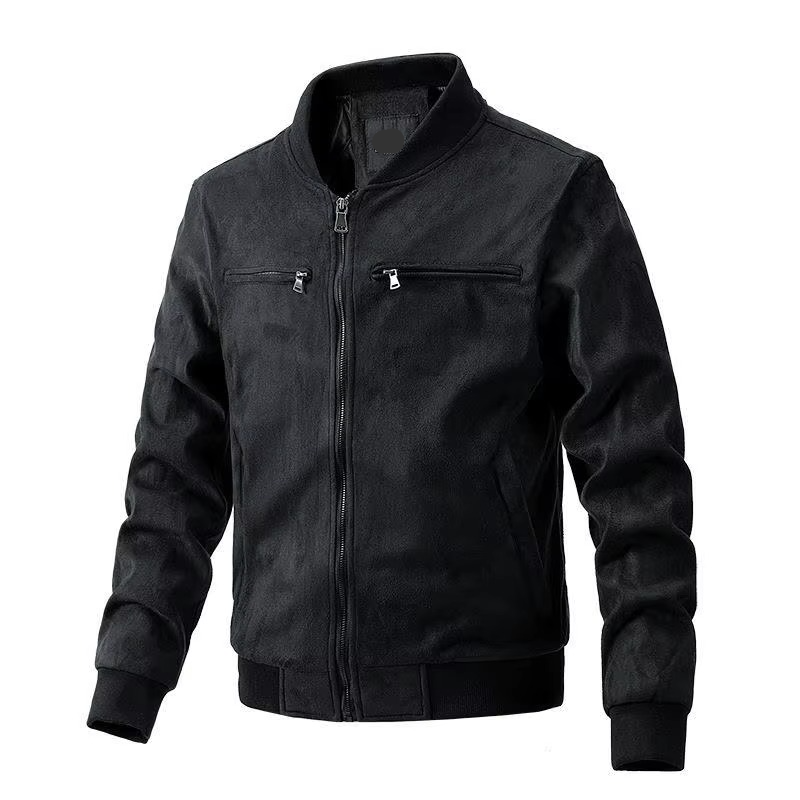 Lachlan Men's Suede Jacket - back view