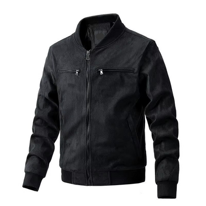 Lachlan Men's Suede Jacket - back view