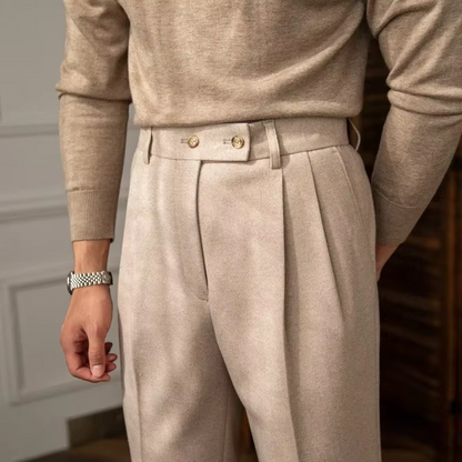 Desmond Men's Trousers - fabric and finish detail