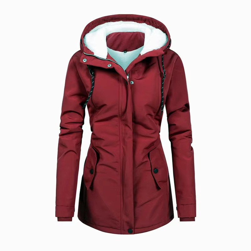 Liana Women's Hooded Parka - front view