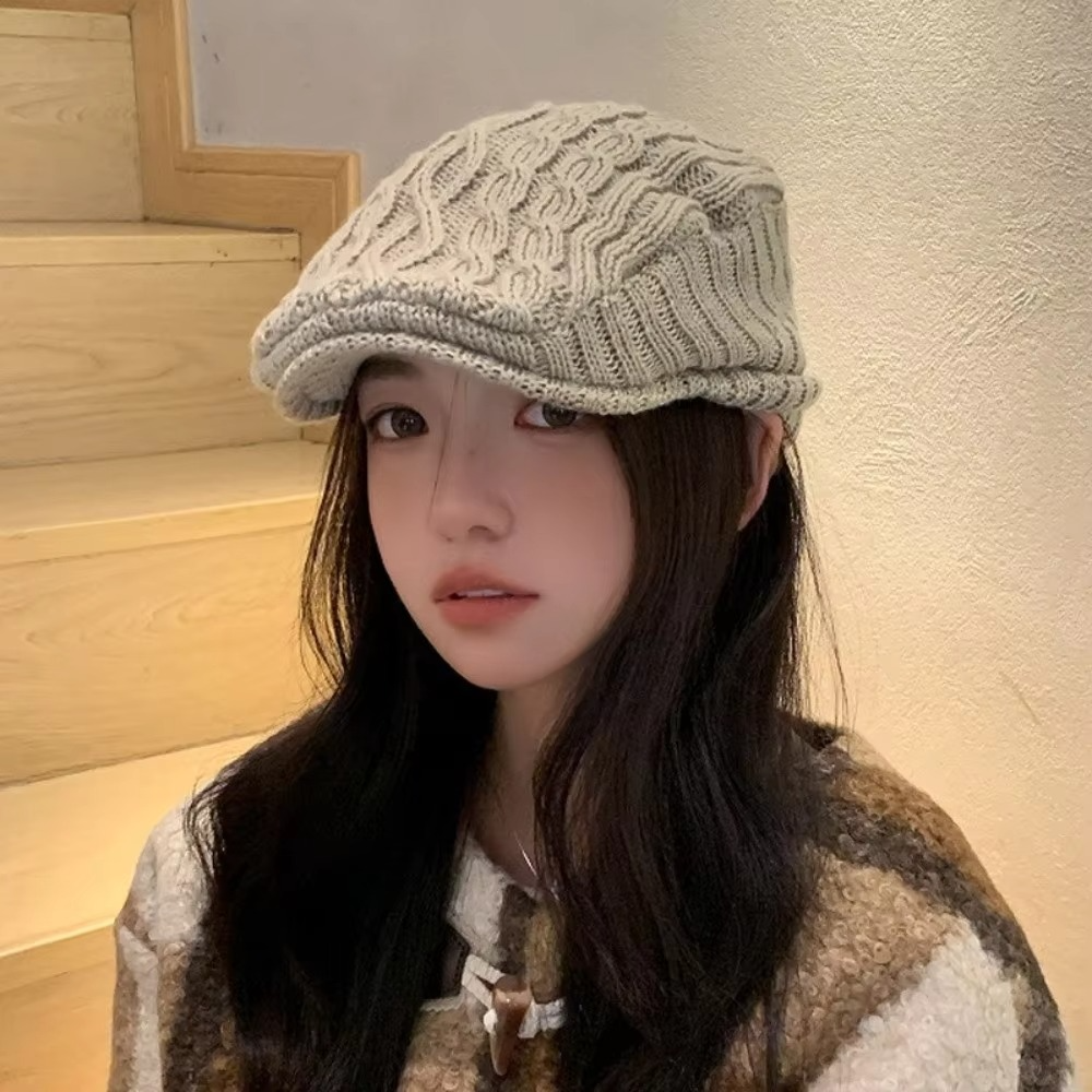 Yvette Women's Newsboy Beret - flat lay