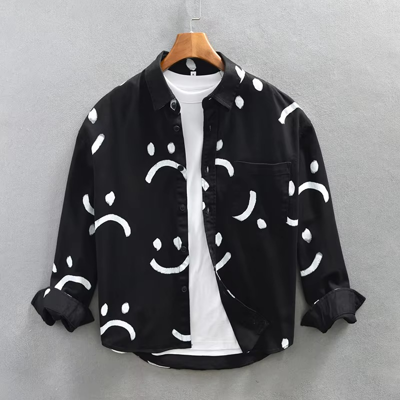 Tristan Men's Top | Cotton, Long Sleeve
