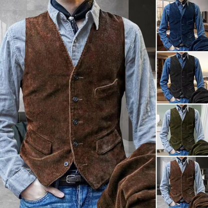 Tobias Men's Vest - full-length view