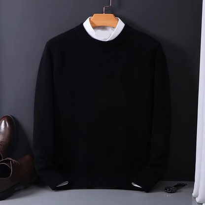 Caleb Men's Oversized Sweater - full-length view