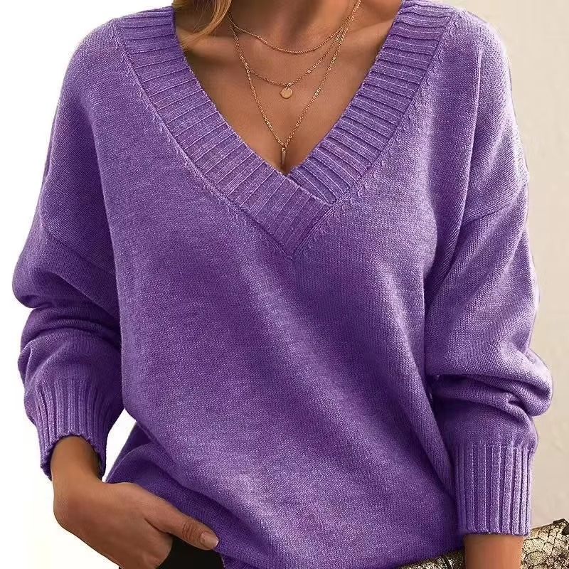 Dahlia Women's Oversized Sweater - full-length view
