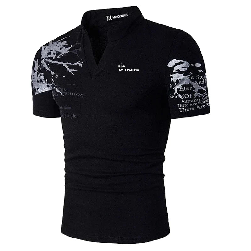 Gray Men's Shirt - styled view