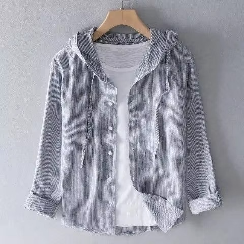 Levi Men's Linen Shirt - full-length view