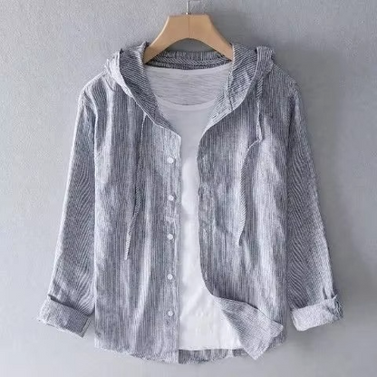 Levi Men's Linen Shirt - full-length view