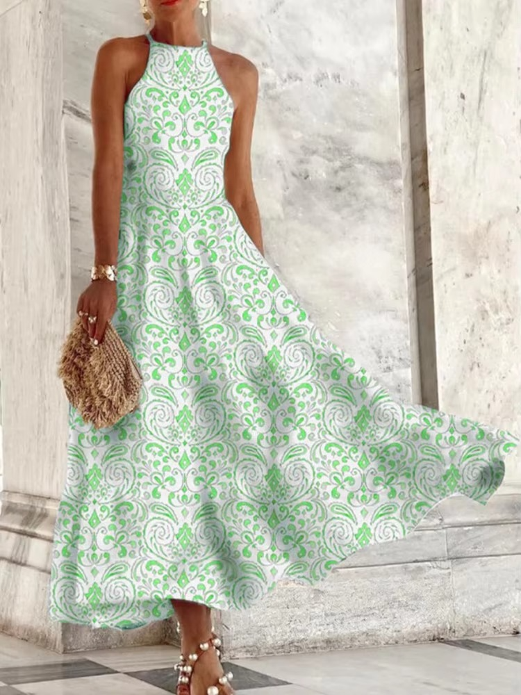 Xanthe Women's Maxi Dress - back view