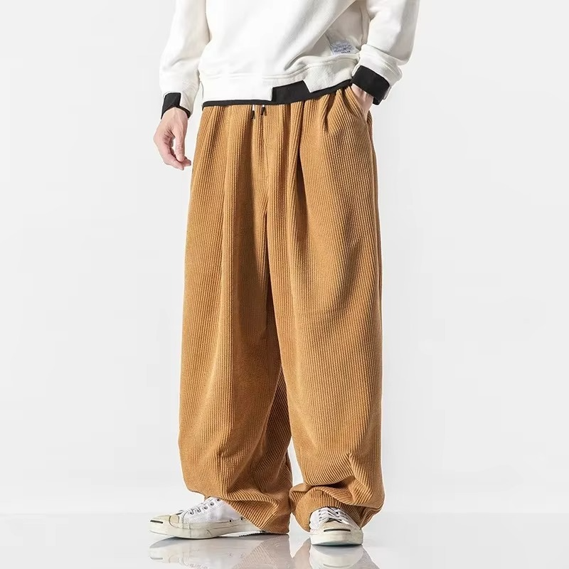 Jude Men's Wide Leg Trousers - front view