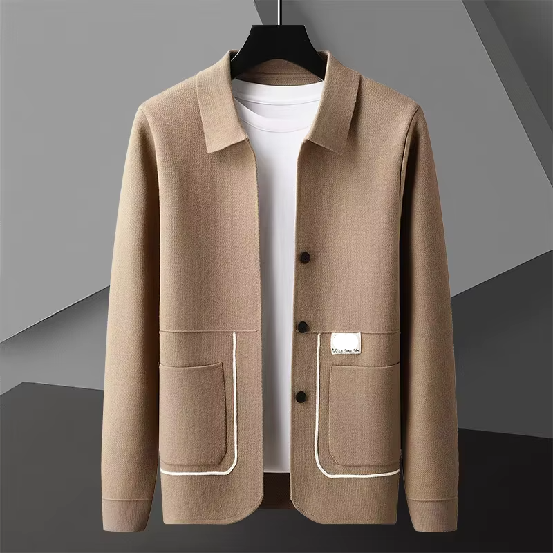 Griffin Men's Cardigan - styled view