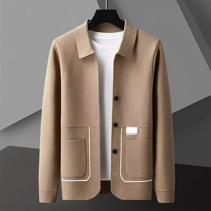 Griffin Men's Cardigan - styled view