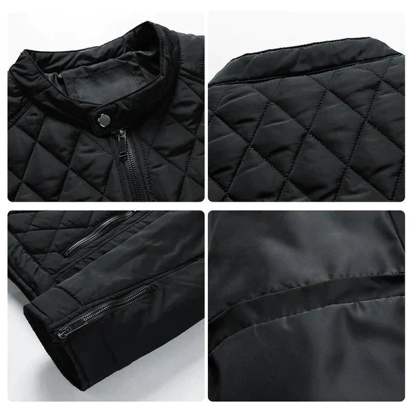 Bruno Men's Quilted Jacket - full-length view
