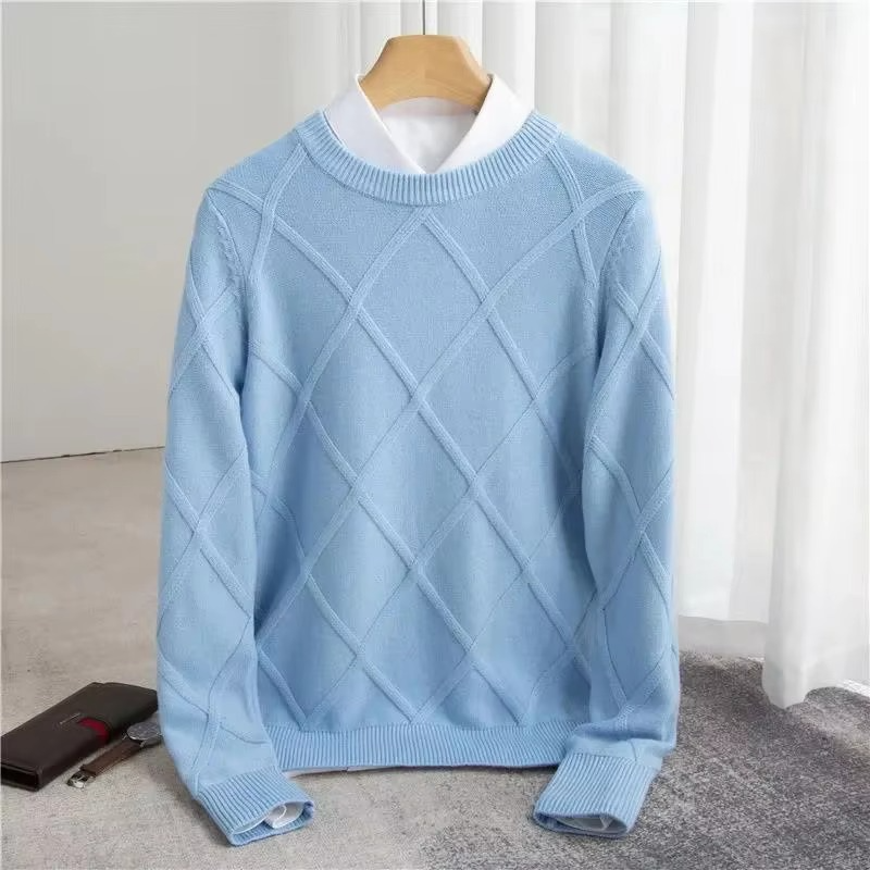 Felix Men's Sweater - fabric and finish detail