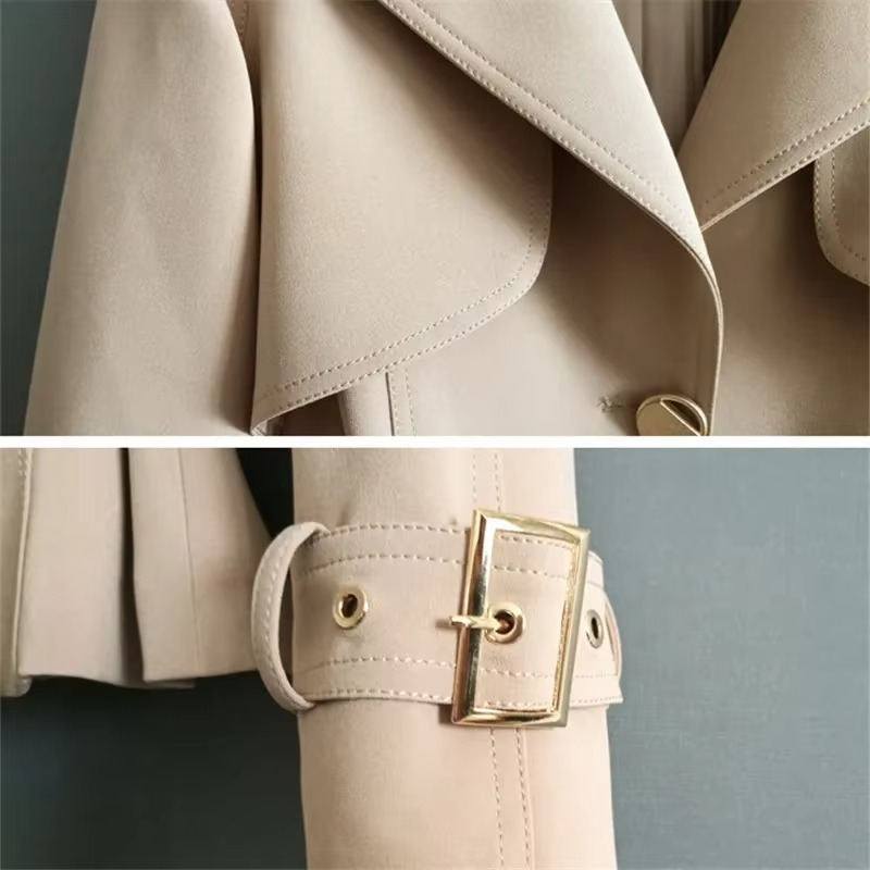 Beatrix Women's Trench Coat - styled view