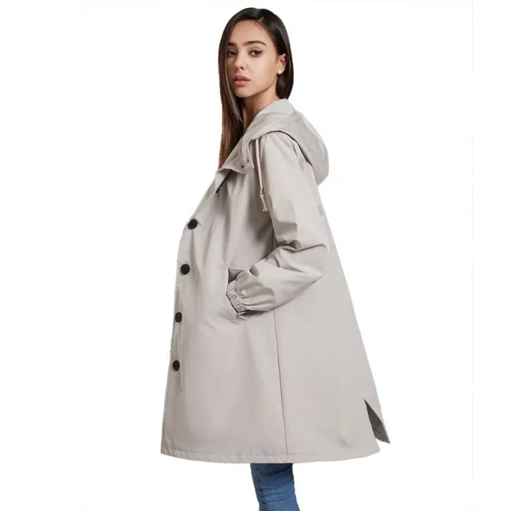 Lena Women's Trench Coat - shown in use