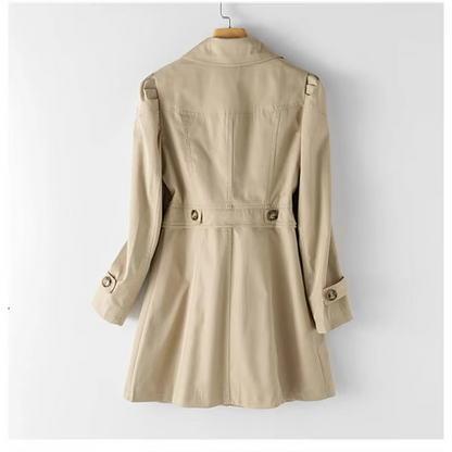 Maren Women's Trench Coat - back view