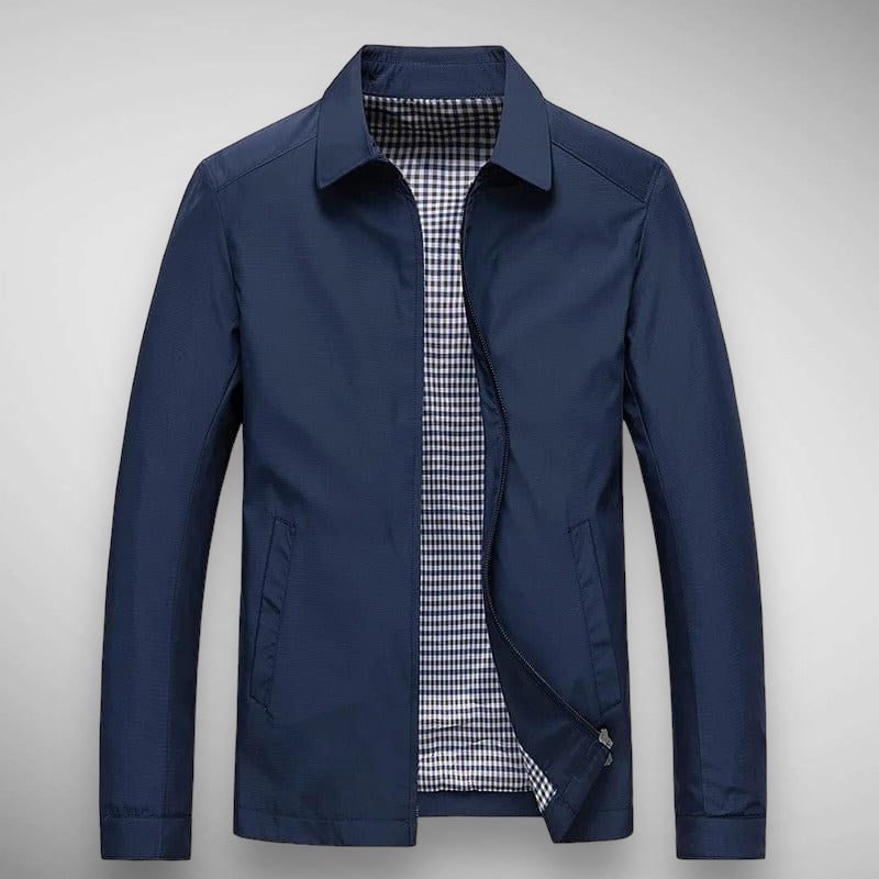 Desmond Men's Plaid Jacket - back view