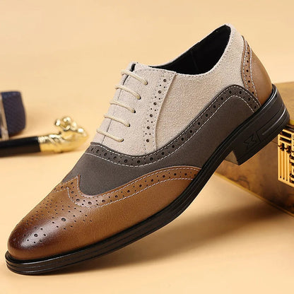Jasper Men's Oxfords - fabric and finish detail