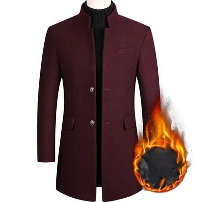 Yves Men's Trench Coat - back view
