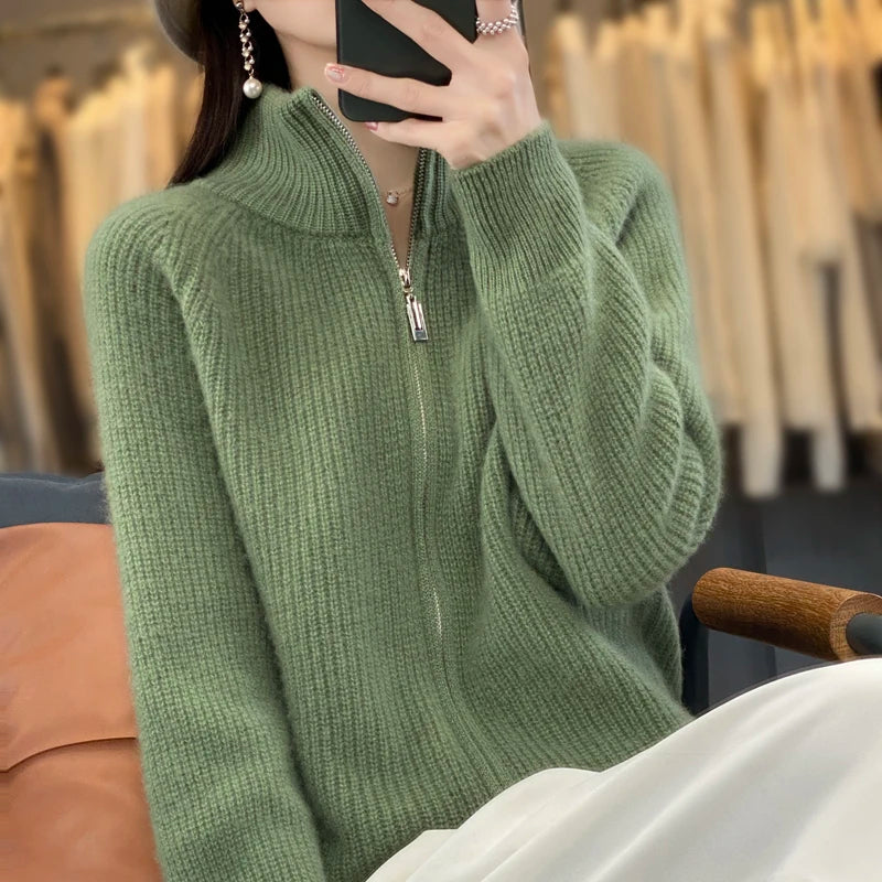 Fleur Women's Sweater - shown in use