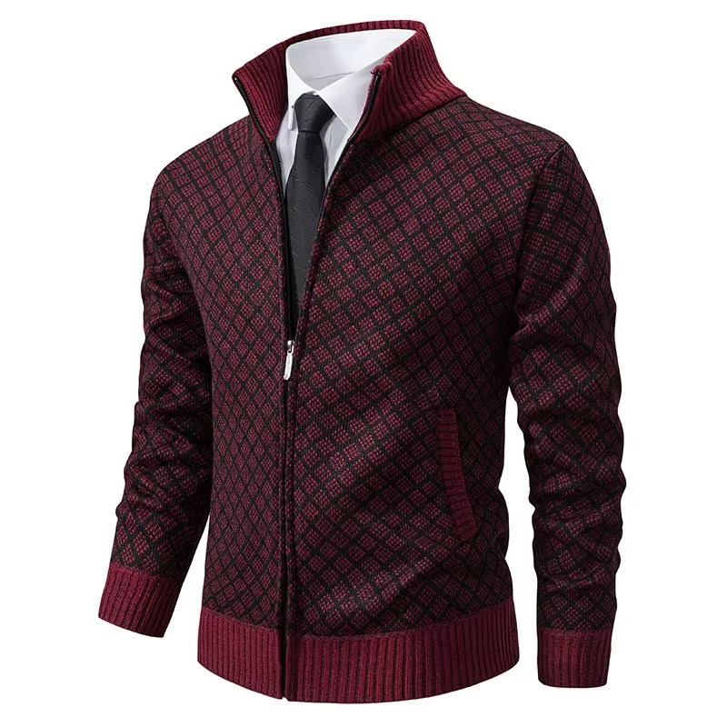 Quill Men's Cardigan - styled view