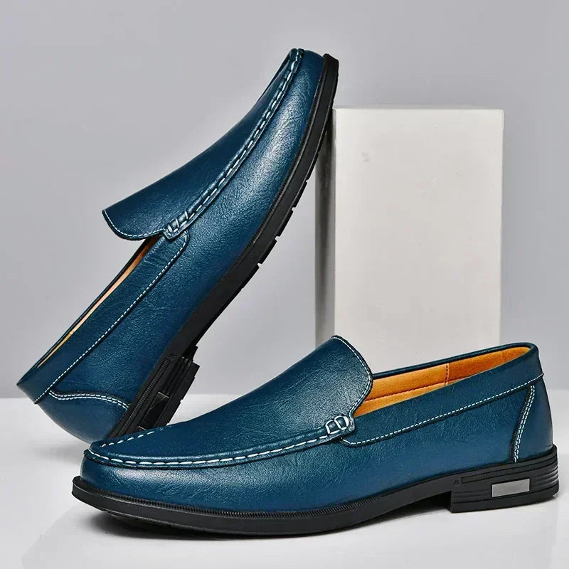 Arlo Men's Loafers - fabric and finish detail